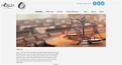 Desktop Screenshot of noktahukuk.com